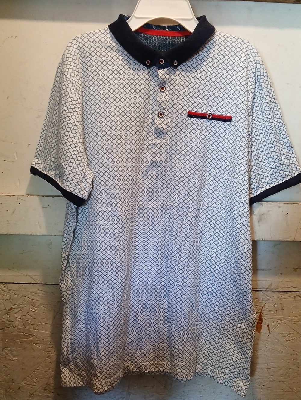 Men's Lloyd & Jefferson London Short-Sleeve Polo Shirt  Medium